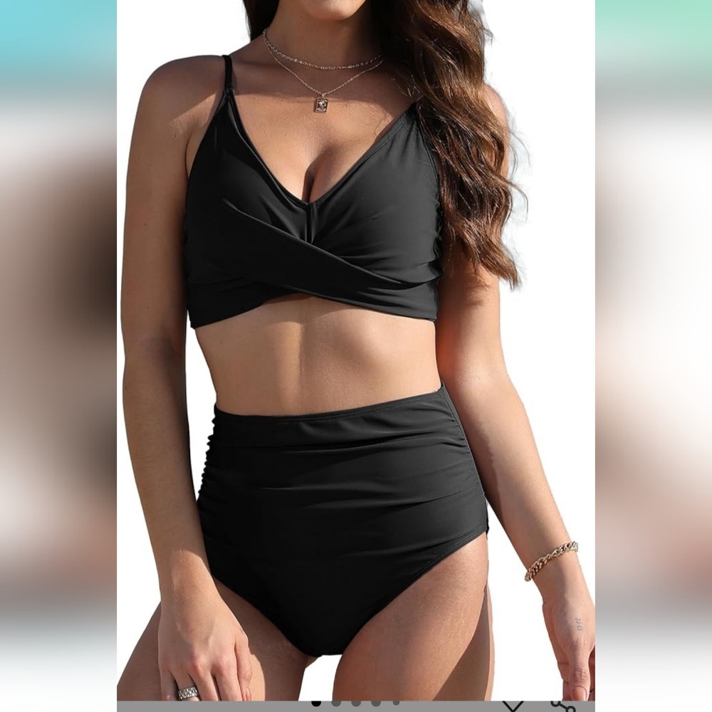 Buauty Women's Bikini Swimsuits Two Piece Tummy Control
